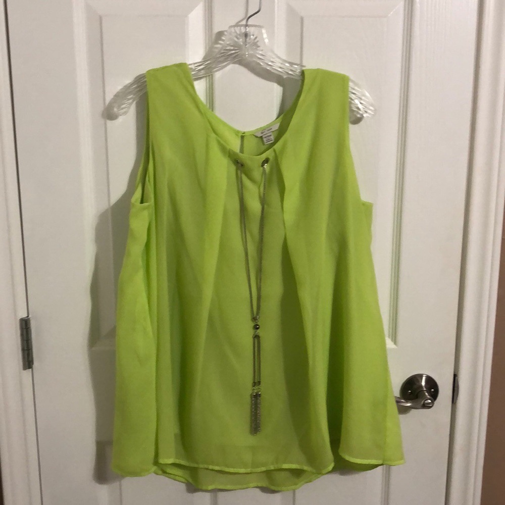 Lime blouse